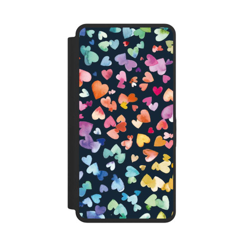 Samsung Galaxy S26 Ultra NIVOflip Valentines Hearts Black