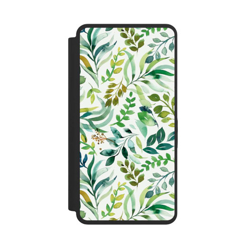 Samsung Galaxy S26 Ultra NIVOflip Watercolor Palms Leaves Botanical Green