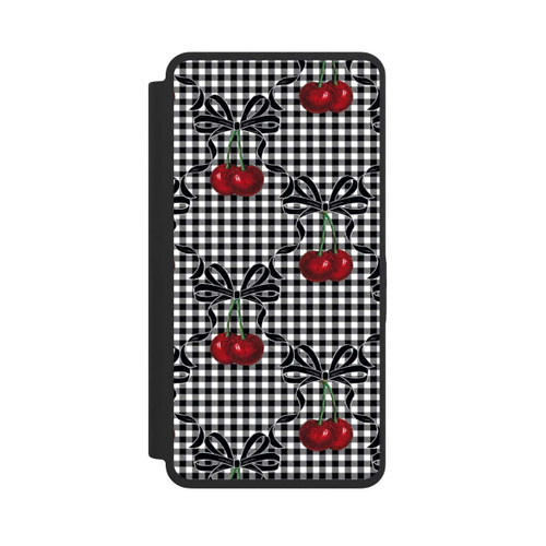 Samsung Galaxy S26 Ultra NIVOflip Cherry Pattern Black