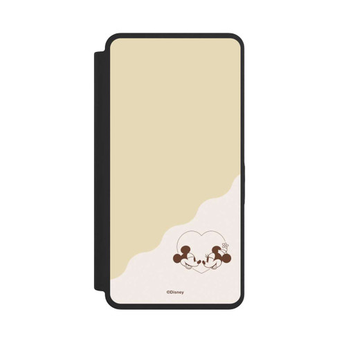 Samsung Galaxy S26 Ultra NIVOflip Mickey and Minnie Love Heart Beige