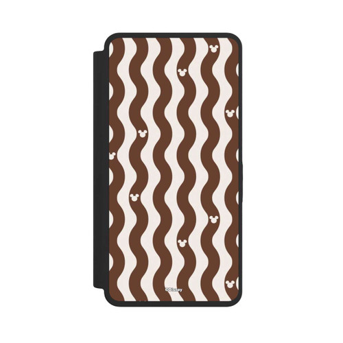 Samsung Galaxy S26 Ultra NIVOflip Mickey Mouse Brown Pattern Waves