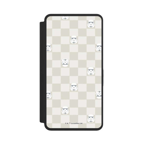 Samsung Galaxy S26 Ultra NIVOflip Stormtrooper Checked Pattern Beige