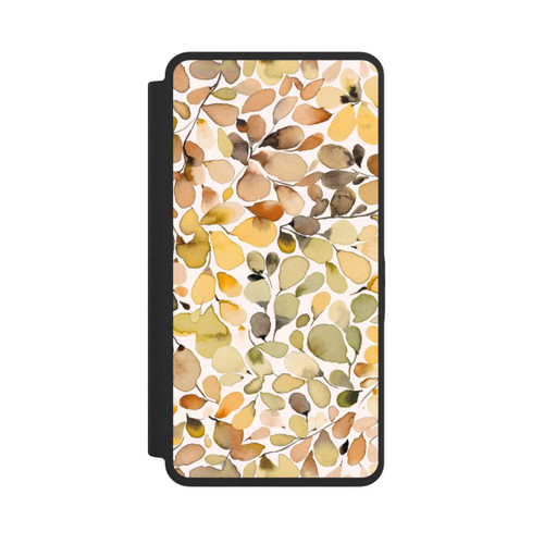Samsung Galaxy S26 Ultra NIVOflip Eucalyptus Watercolor Leaves Brown Autumn