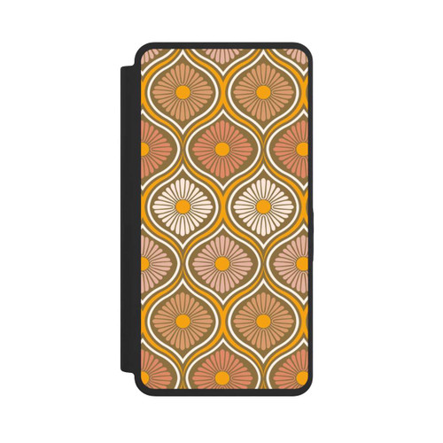 Samsung Galaxy S26 Ultra NIVOflip Groovy 70s Retro Mid-Century Daisy Flowers