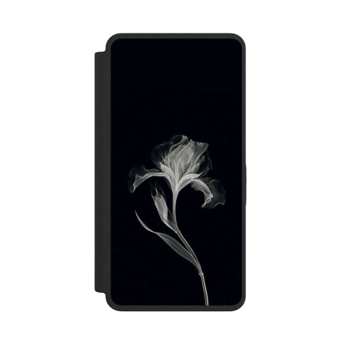 Samsung Galaxy S26 Ultra NIVOflip Negativ Flower Grey on Black with AI