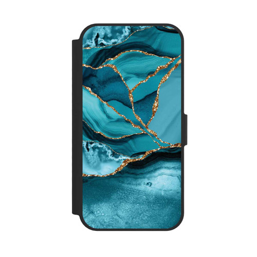 Apple iPhone 17e NIVOflip Ice Blue Marble Landscape