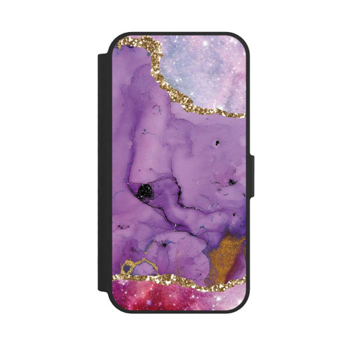 Apple iPhone 17e NIVOflip Purple Galaxy Glamour Marble