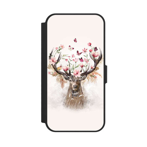 Apple iPhone 17e NIVOflip Deer Flowers Antlers