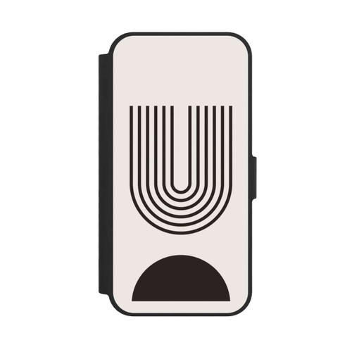 Apple iPhone 17e NIVOflip Modern Art Black Lines