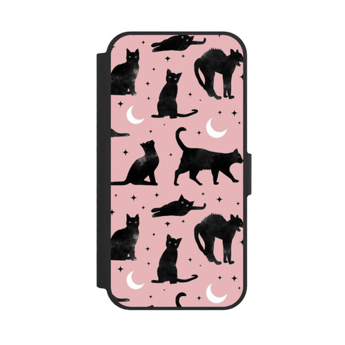 Apple iPhone 17e NIVOflip Cats And Moon On Pink