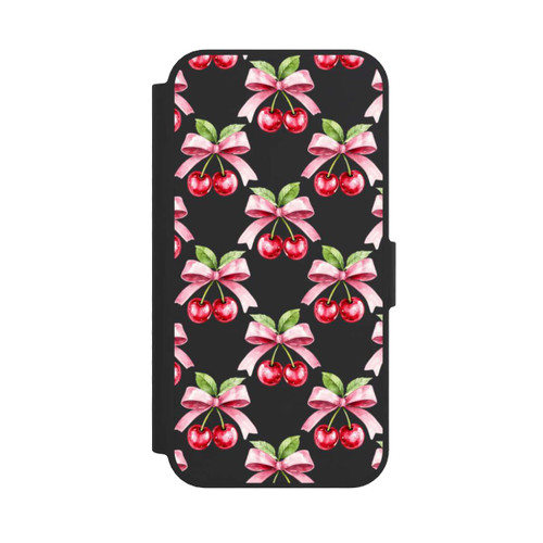 Apple iPhone 17e NIVOflip Cherry Bow Art with AI