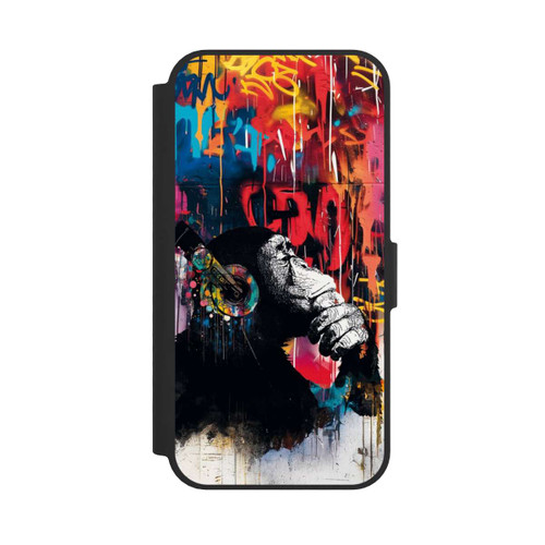 Apple iPhone 17e NIVOflip Chimp Blue Streetart