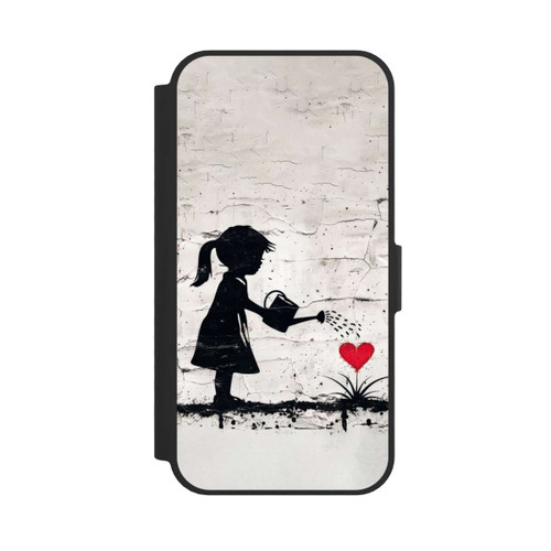 Apple iPhone 17e NIVOflip Girl Watering Bunch of Flowers 