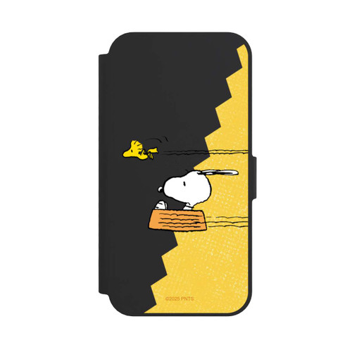Apple iPhone 17e NIVOflip Peanuts-Snoopy und Woodstock Transparent