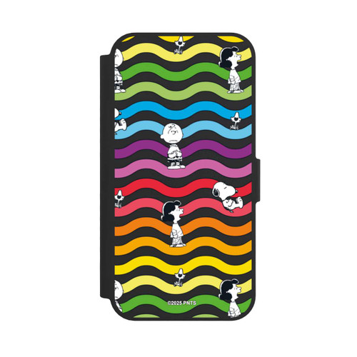 Apple iPhone 17e NIVOflip Snoopy Pattern Rainbow Transparent