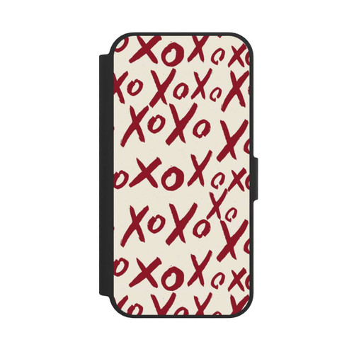 Apple iPhone 17e NIVOflip XOXO Love Pattern Beige