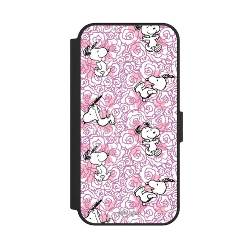 Apple iPhone 17e NIVOflip Peanuts Pink Roses Pattern