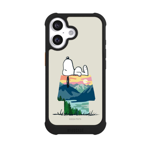 Apple iPhone 16 NIVOmax Snoopy Camping Hütte