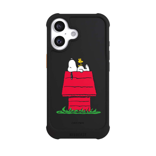 Apple iPhone 16 NIVOmax Snoopy and Woodstock Classic transparent