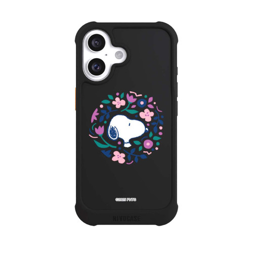 Apple iPhone 16 NIVOmax Snoopy Flowers