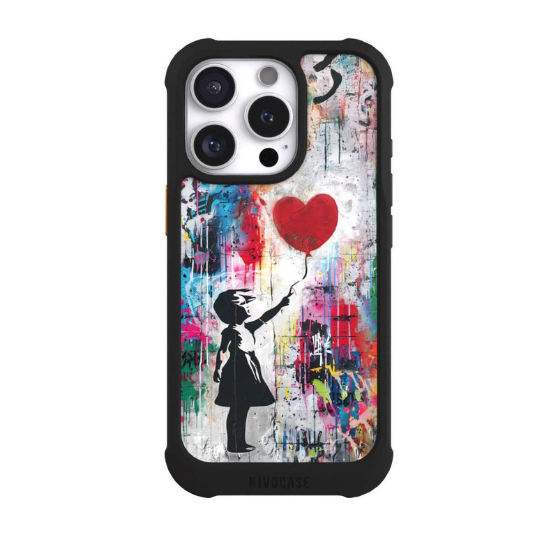 iPhone 16 Pro NIVOmax Balloon Girl Colorful
