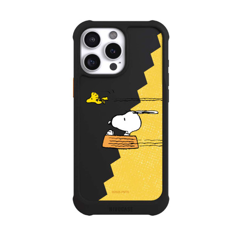 Apple iPhone 16 Pro Max NIVOmax Peanuts-Snoopy und Woodstock Transparent