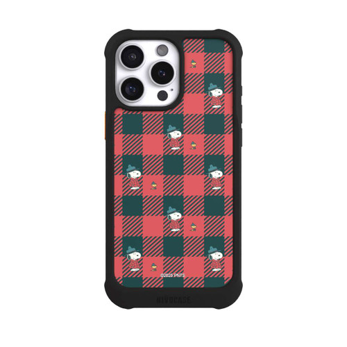 Apple iPhone 16 Pro Max NIVOmax Peanuts Red Tartan Pattern