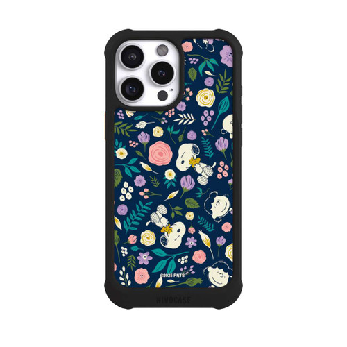 Apple iPhone 16 Pro Max NIVOmax Peanuts Dark Flower Pattern