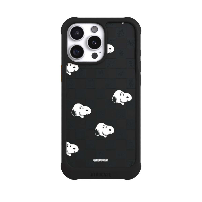 iPhone 16 Pro Max NIVOmax Snoopy Checked Pattern
