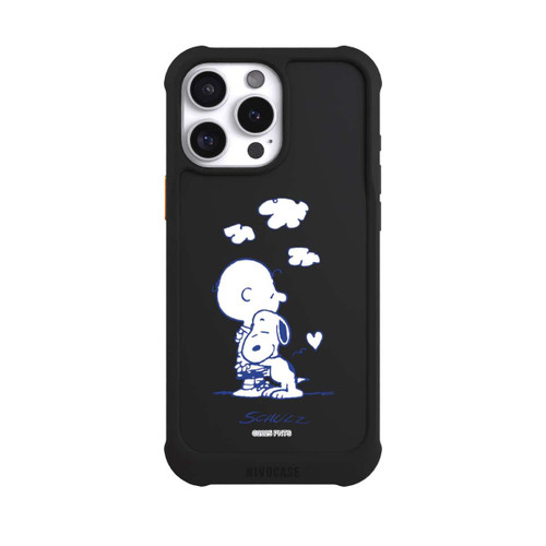 Apple iPhone 16 Pro Max NIVOmax Peanuts Charlie Brown Snoopy Hug Transparent
