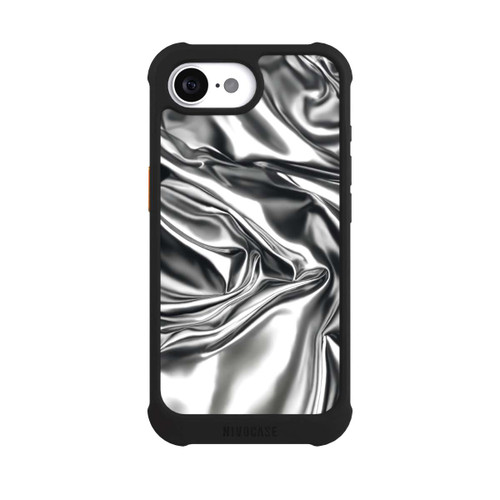 Apple iPhone 16e NIVOmax Shiny Chrome Silver