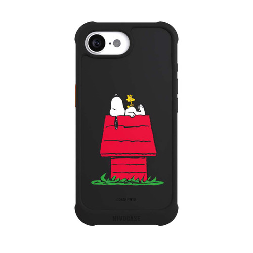 Apple iPhone 16e NIVOmax Snoopy and Woodstock Classic transparent