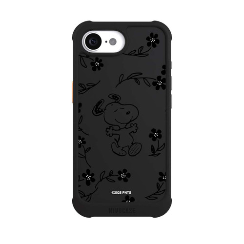 Apple iPhone 16e NIVOmax Snoopy und Flowers Transparent