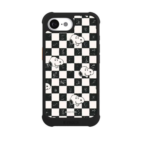 Apple iPhone 16e NIVOmax Snoopy Heads Checked Pattern