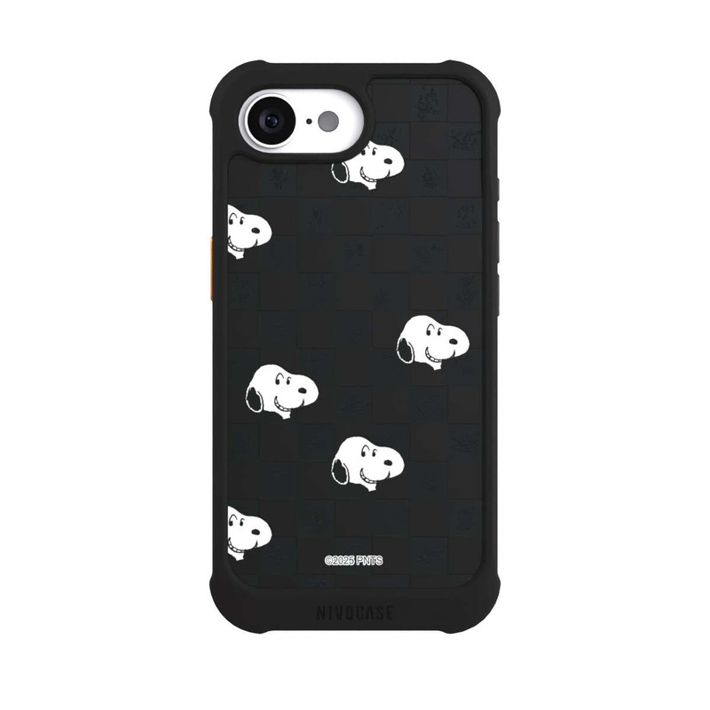 iPhone 16e NIVOmax Snoopy Checked Pattern