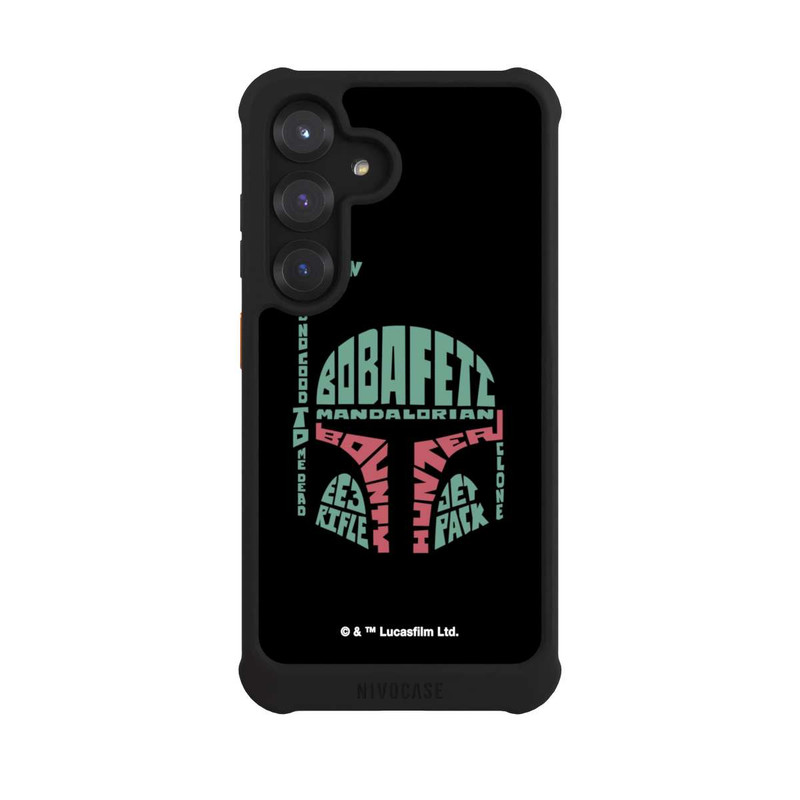 Galaxy S25 NIVOmax Boba Fett Typo Graphic