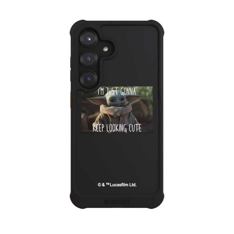 Galaxy S25 NIVOmax Star Wars The Child Cute Transparent