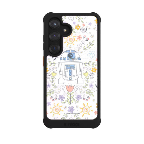 Samsung Galaxy S25 NIVOmax R2D2 Blumen Muster