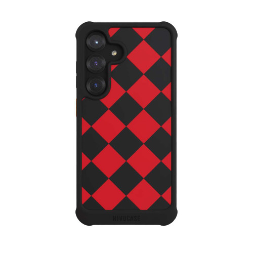 Samsung Galaxy S25 NIVOmax Raute Bordeaux ohne Hintergrund