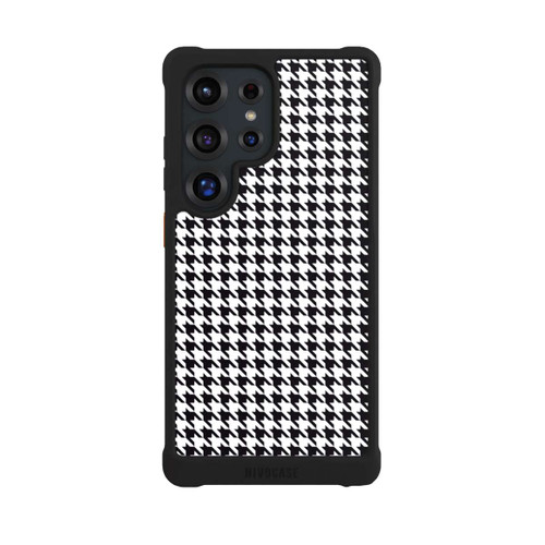 Samsung Galaxy S25 Ultra NIVOmax Houndstooth black-white