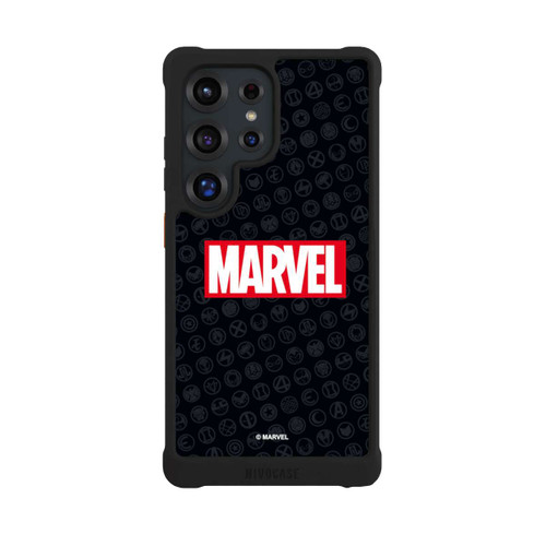 Samsung Galaxy S25 Ultra NIVOmax Marvel Logo Black Red 