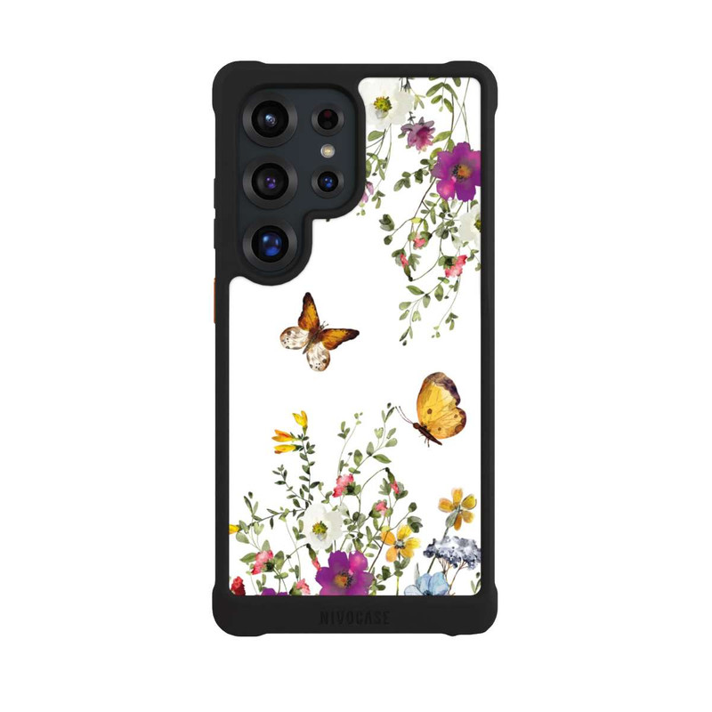 Galaxy S25 Ultra NIVOmax Butterflies And Colorful Flowers