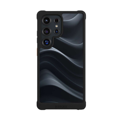 Samsung Galaxy S25 Ultra NIVOmax Black Waves Texture