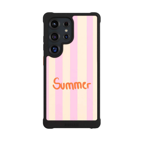 Samsung Galaxy S25 Ultra NIVOmax Summer Pink And Orange Stripes
