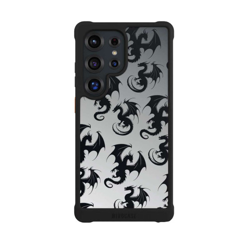 Samsung Galaxy S25 Ultra NIVOmax Dragon Pattern Grey