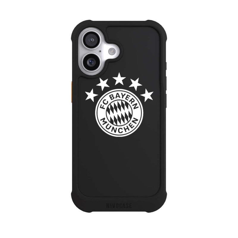 iPhone 17 NIVOmax FCB Logo plain with stars - transparent