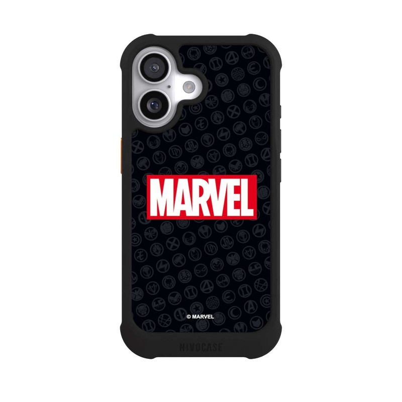 iPhone 17 NIVOmax Marvel Logo Black Red 