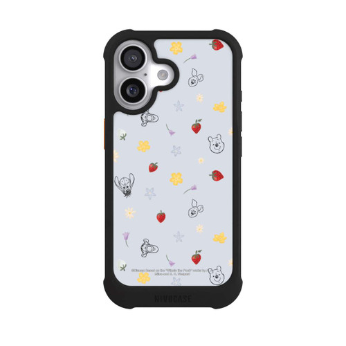 Apple iPhone 17 NIVOmax Winnie the Pooh and Friends Strawberry Pattern Blue