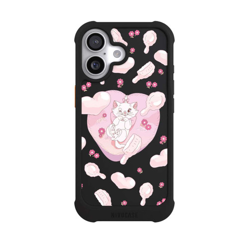 Apple iPhone 17 NIVOmax Aristocats Marie Hearts Pink Transparent