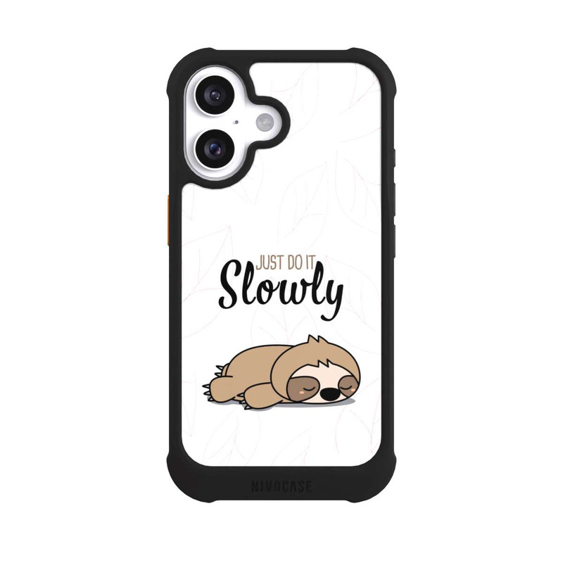 iPhone 16 NIVOmax Just Do It Slowly Sloth